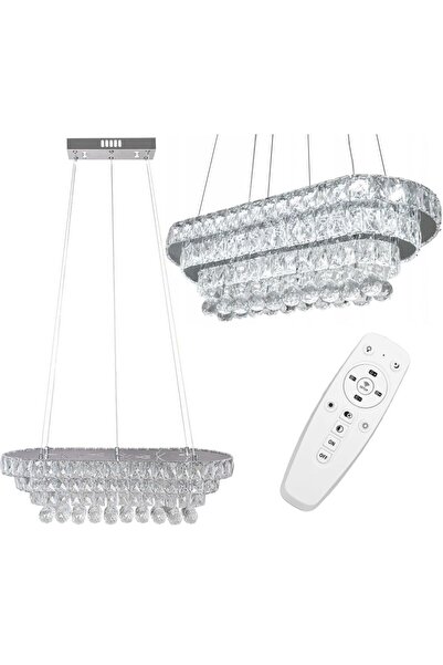 Toolight Κρυστάλλινο Κρεμαστό Φωτιστικό Οροφής Led 102w, Τηλεχειριστήριο App4...