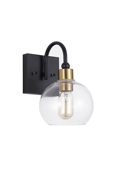 Toolight Φωτιστικό Τοίχου Black Gold APP1580-1W
