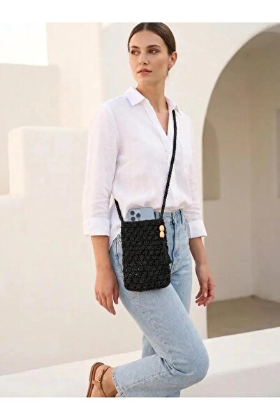 kissen Hand Knitted Phone Bag