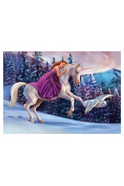 Wallarena Tapet foto pentru fete unicorn 3D 416x254