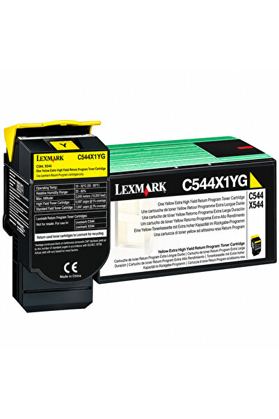 C544X1YG Ekstra Yüksek Kapasiteli Sarı Toner