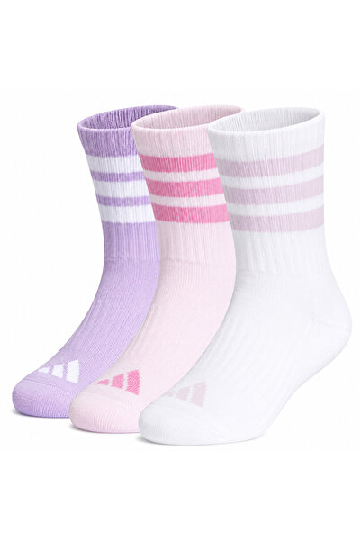 adidas Παιδικές Κάλτσες για Κορίτσι Kids Cushioned Crew Socks Χρώματος Πολύχρ...