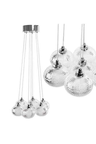 Toolight Κρεμαστό Φωτιστικό Ms021-7cp Chrome