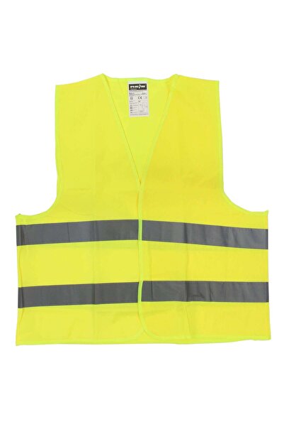OEM High-visibility vest with reflective tape, Neon 9195, yellow, size XL