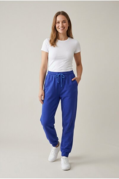 OEM Pantaloni sport joggery de dama cu talie inalta, snur ajustabil si croial...