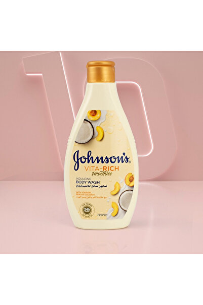 Johnson 's Vita-Rich Body Wash with Peach & Coconut Extract 250ml