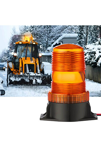 Xentech Light Baliză de avertizare stroboscopică LED 30W Galben (10V-80V) pentru stivuitoare, camioane și vehicule utilitare