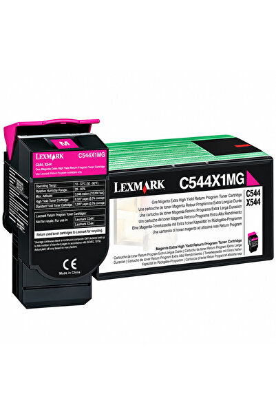 C544X1MG Ekstra Yüksek Kapasiteli Kırmızı Toner