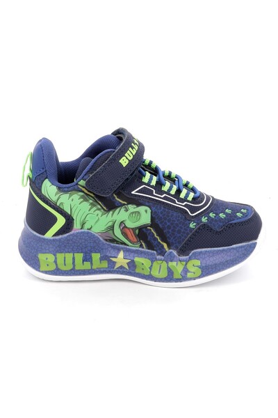 bull boys Παιδικό Αθλητικό Παπούτσι για Αγόρι T-Rex με Φωτάκια Χρώματος Μπλε ...