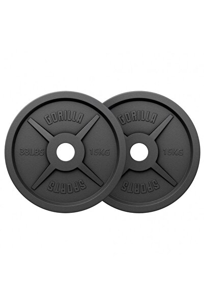 Gorilla Sports Disc de halteră din fontă Olympia 1,25 - 25 kg