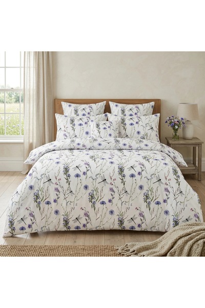 J W SAX Lenjerie de pat 135x200 Bumbac Premium Botanic J&W Chabrowa Łąka