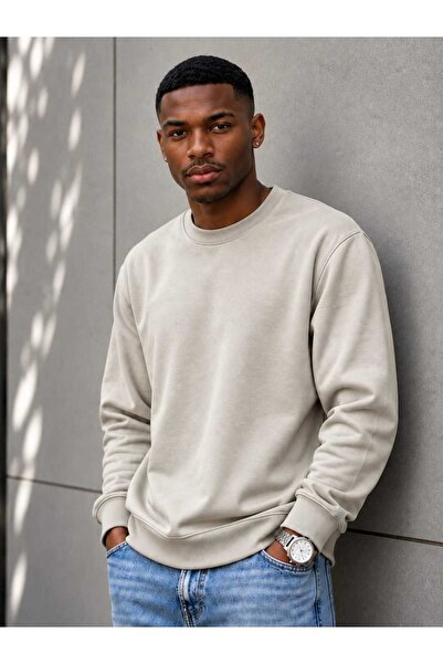 BENROMA 3 Yarn Combed Cotton Sweatshirt Lk1