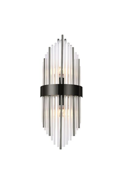 Toolight Φωτιστικό Τοίχου APP1760-1W Black/grey