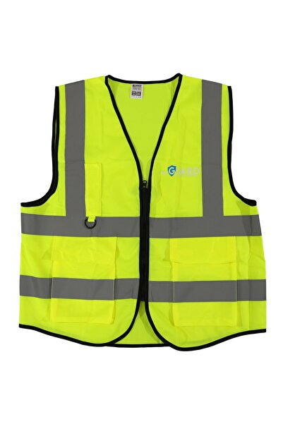 OEM Pro 1905 high-visibility vest with reflective tape, neon yellow, size XXXL