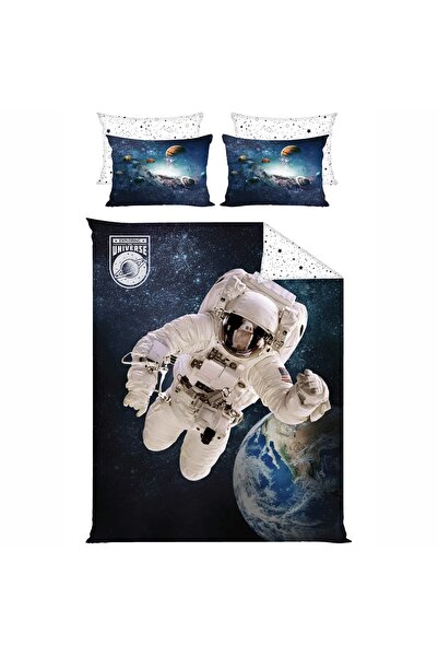 J W SAX Lenjerie de pat 135x200 Cosmos Bumbac Premium J&W Cosmic Odyssey