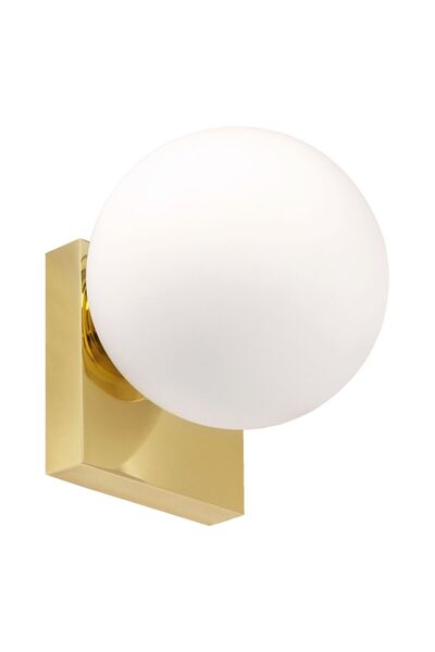 Toolight Επιτοίχιο Φωτιστικό Glass Ball APP1009-1W Gold
