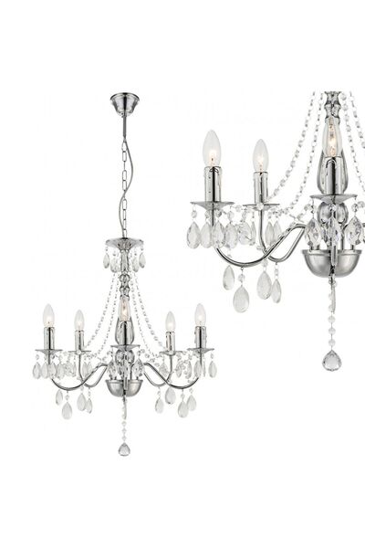 Toolight Λάμπα Ebt014-5cp Chrome
