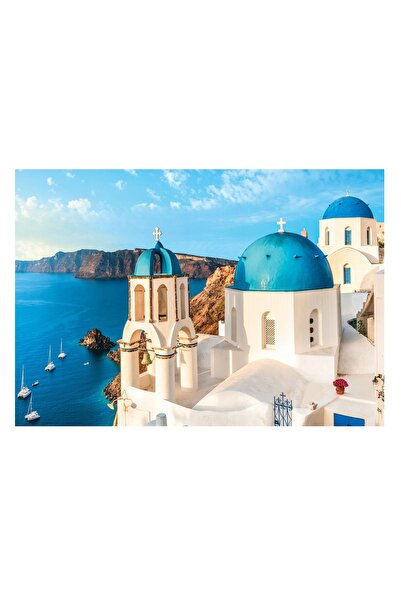 Wallarena Fototapet Grecia Santorini Vedere la mare 416x254