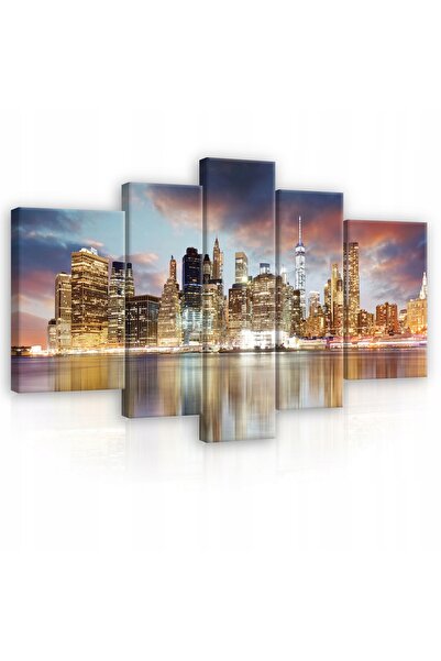 Wallarena Tablou pentru living, triptic foto mare cu tematică urbană 170x100