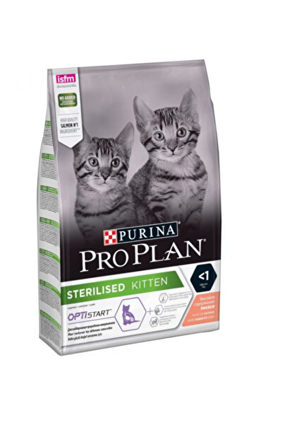 Pro Plan Purina Sterilised Kitten Somonlu ve Pirinçli Kısırlaştırılmış Yavru ...