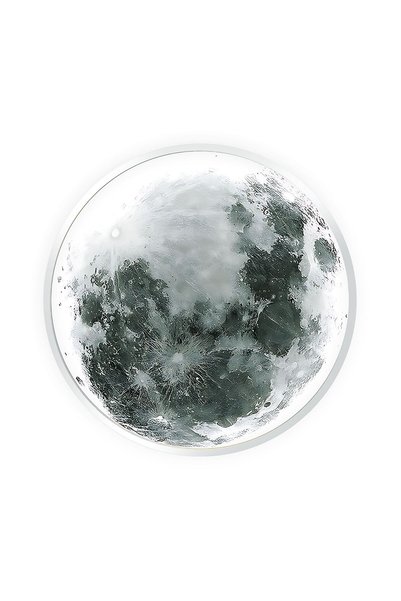 Toolight Φωτιστικό Τοίχου App1806-cw Moon Led White