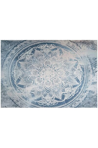 Wallarena Tapet foto cu mandala abstractă pentru dormitor și living, tapet Fl...