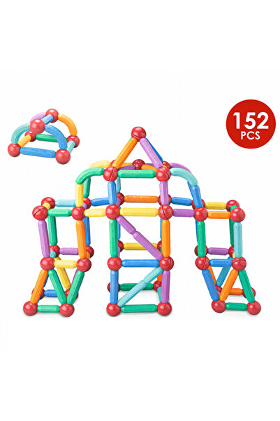 Picodino Set de bețe magnetice pentru construcții creative, 152 de piese