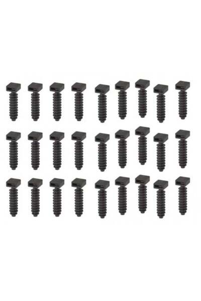 BENMAN Set de 100 coliere de cablu tip șoarece, 40,5 x 10,9 mm, negre