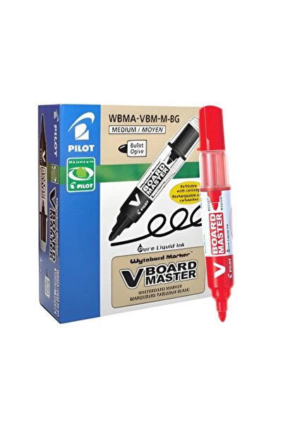 Pilot Σετ 10 κόκκινων μαρκαδόρων Vboard