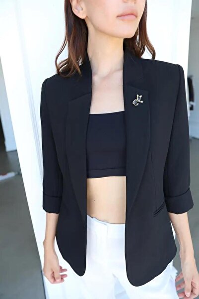 AYHAN 90179Bb Women's Blazer Jacket