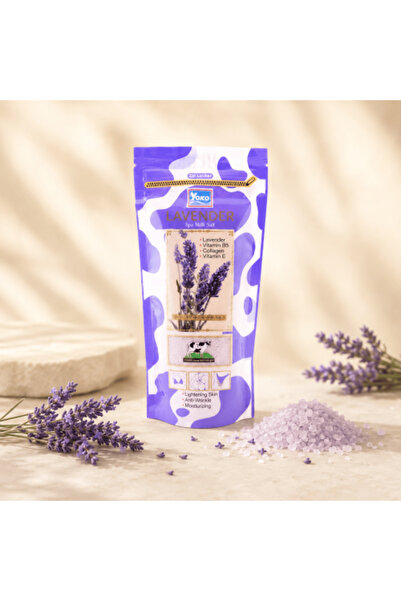 YOKO يوكو سبا بالحليب واللافندر 300 جرام مقشر جسم Spa Milk and Lavender Salt ...