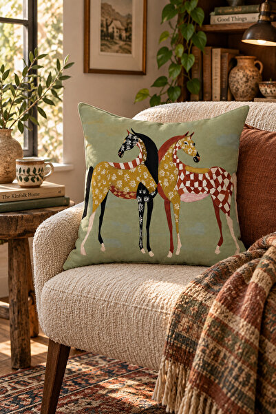 Evdek Double Side Printed Throw Pillow Cover 6Eld24