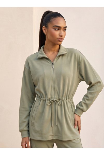 Kappa Jacket with Drawstring Waist