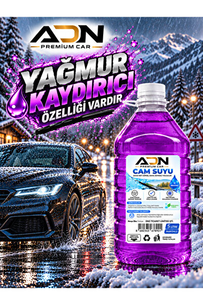 YAGMUR KAYDIRICI FORMÜLLÜ VE ANTİFRİZLİ 5 LİTRE CAM SUYU