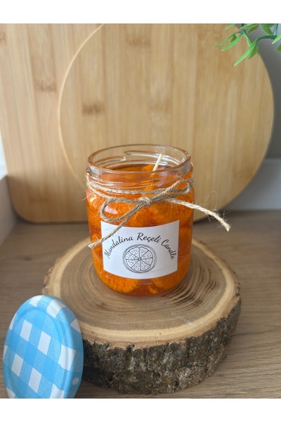 Handmade Bodrum Mandalinası Reçel Candle ‘Dekoratif Hediyelik