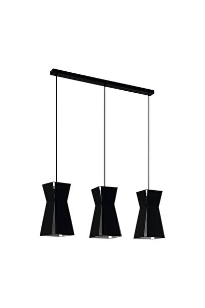 Eglo Lustră VALECROSIA 99083, 3 x E27, max. 3 x 40 W, 84 cm, negru și alb