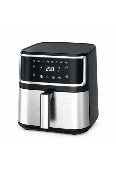 VENDIX Digital Air Fryer 8 Liter, 1800W High Power, Touch Control Panel, 8 Pr...