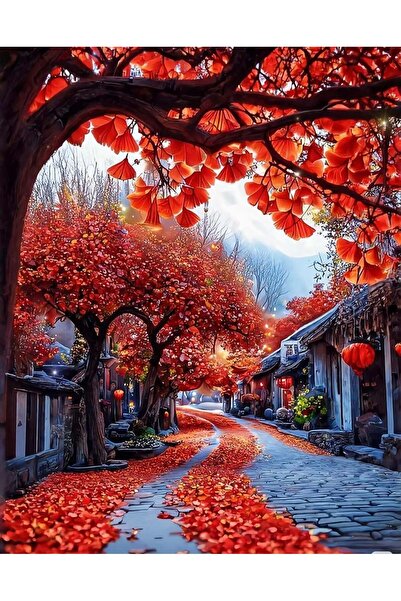 iğne izi 5d Elmas Boncuk Taş Işleme Mozaik Goblen Kit 40x50cm GC89486 Diamond...