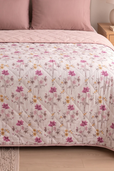 CARYUM Double-Sided Quilted Pique & Bedspread |   Double Cotton Blanket |   Four Seasons Use