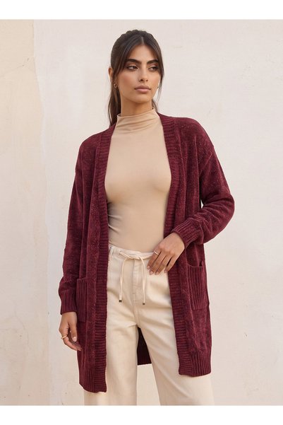 FAV Youth Textured Shrug with Pockets