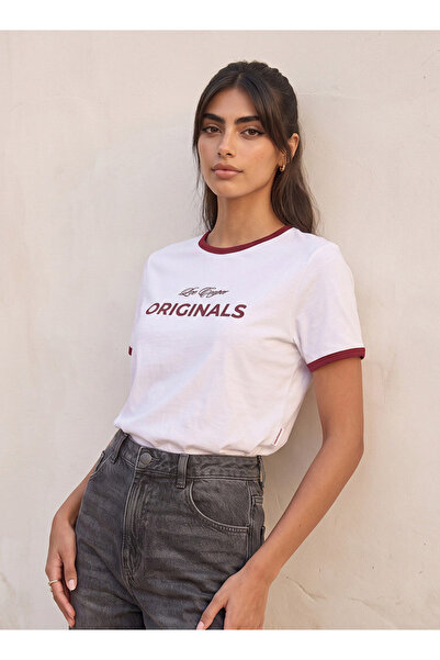 Lee Cooper Relaxed Fit Cotton Logo T-shirt
