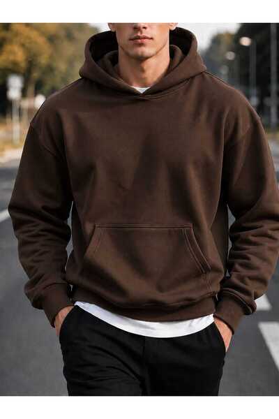 BENROMA 3 Yarn Combed Cotton Hooded Sweatshirt Lr3
