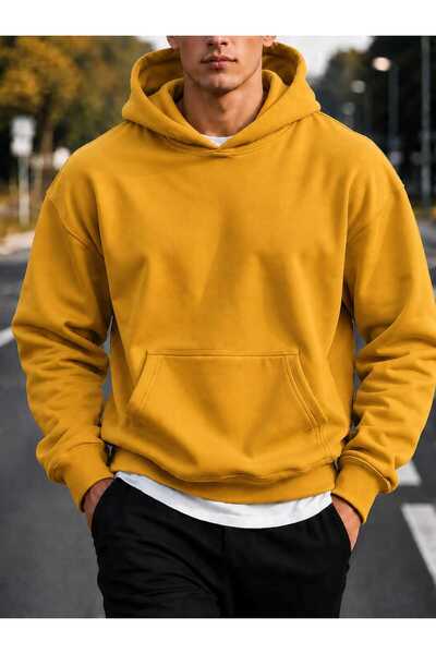 BENROMA 3 Yarn Combed Cotton Hooded Sweatshirt Lr3