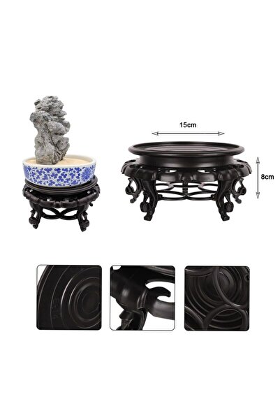 OEM Βάση Γλάστρας Καφέ - Pot Base Vase Stand