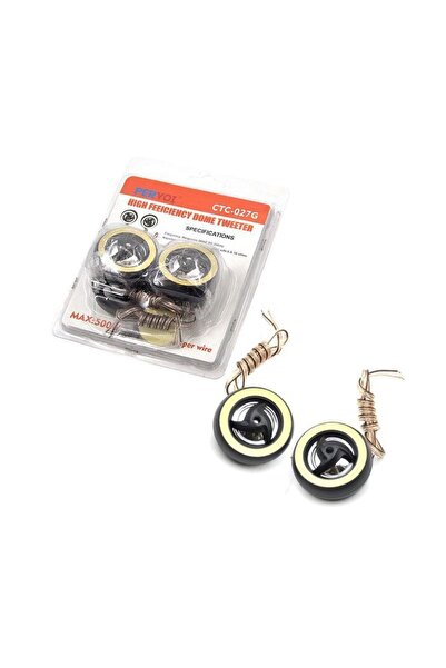 OEM Pervoi Σετ Mini Tweeter Ηχεία Αυτοκινήτου 500w CTC-027G μαύρο 2τμχ - Car ...