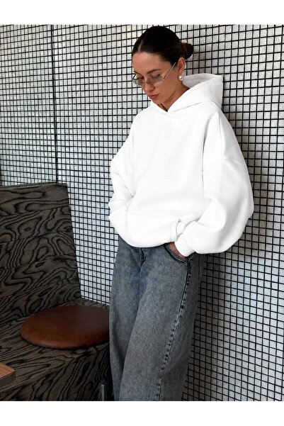 BENROMA 3 Yarn Combed Cotton Hooded Sweatshirt Lq3