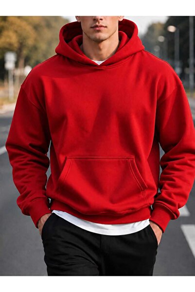 BENROMA 3 Yarn Combed Cotton Hooded Sweatshirt Lr3