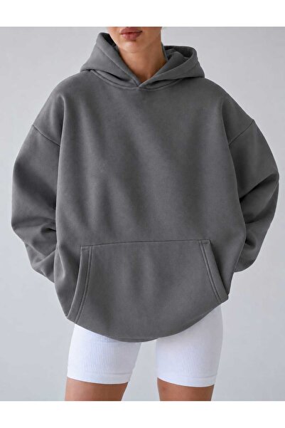 BENROMA 3 Yarn Combed Cotton Hooded Sweatshirt Lr5