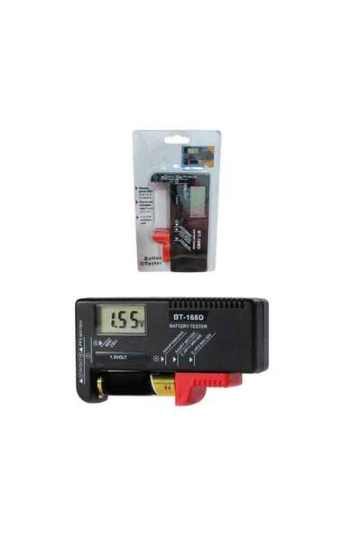 OEM BT-168D Ψηφιακός μετρητής μπαταρίας Battery Tester με Πτυσσόμενη Υποδοχή
