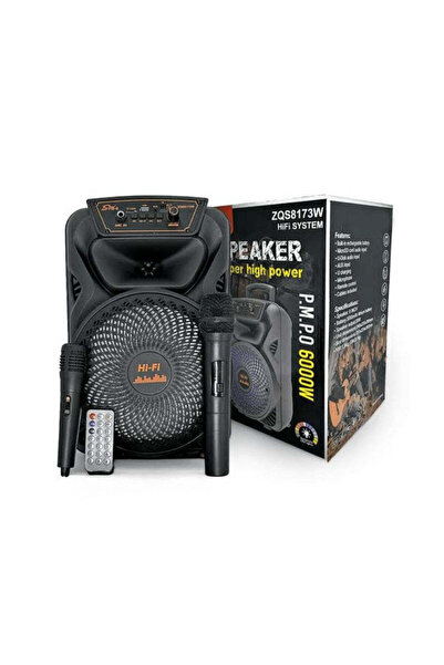OEM SING-E Φορητό Bluetooth Ηχείο Karaoke 8" με 2 Ασύρματα Μικρόφωνα & Τηλεχε...